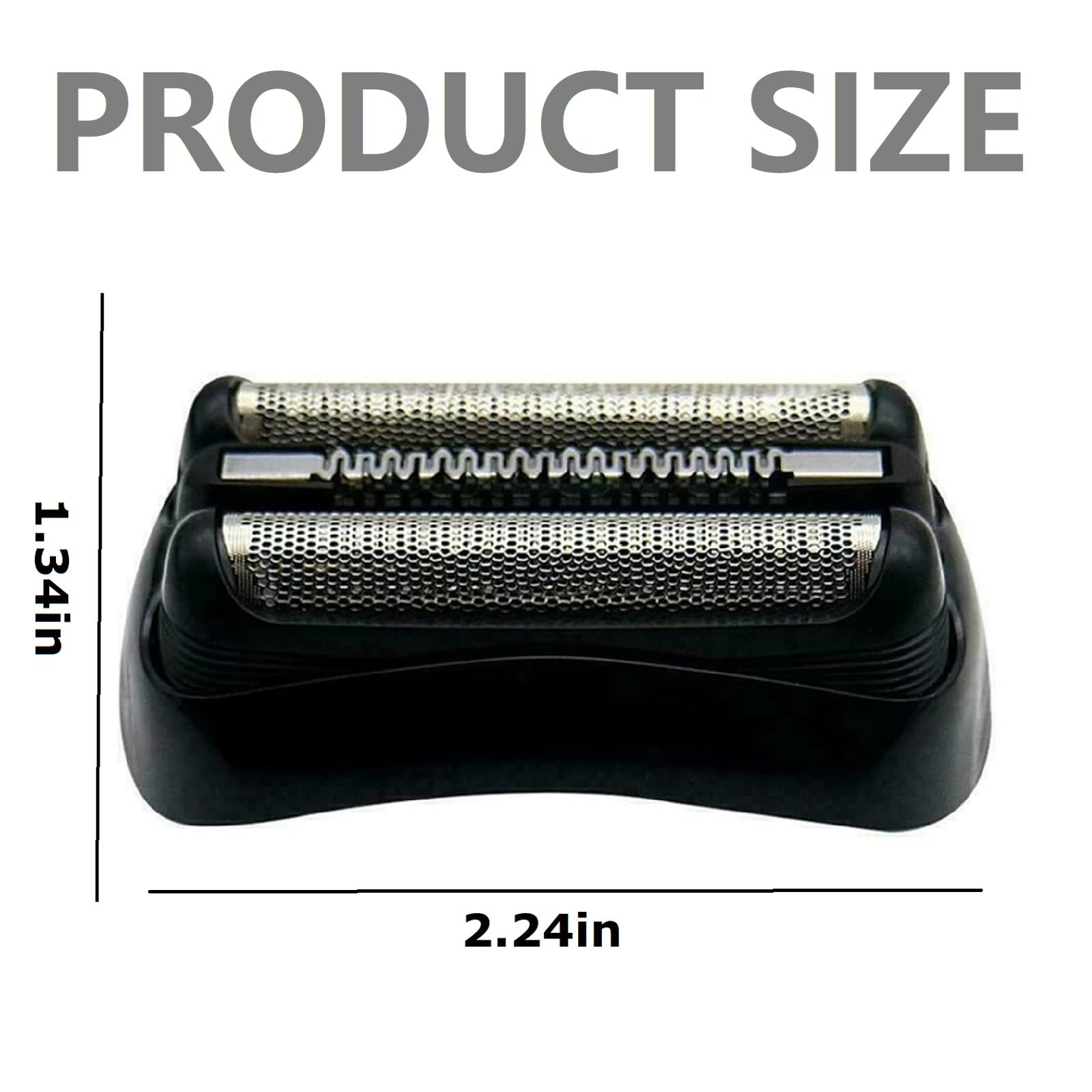 Series 3 32B Replacement Shaver Head For Braun, Foil & Cutter Razor Replacement Head, Compatible With Braun 301S, 310S, 320S, 33